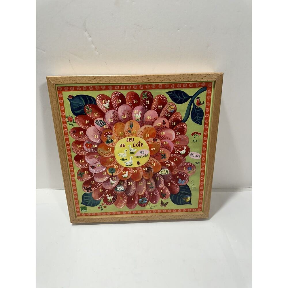 Anthropologie Vilac Nathalie Lété Classic 4-In-1 Wooden Games‎ Set READ Complet?
